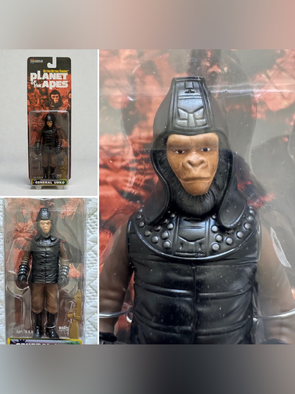 New Sealed Planet of the Apes Medicom Toy  6" General Urko Ultra Detail Figure